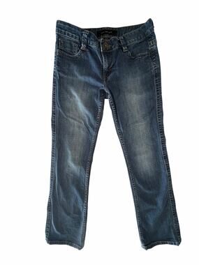 Vintage Calvin Klein Lean Bootcut Jeans Size 8 Low Rise CBK 90s Minimalist